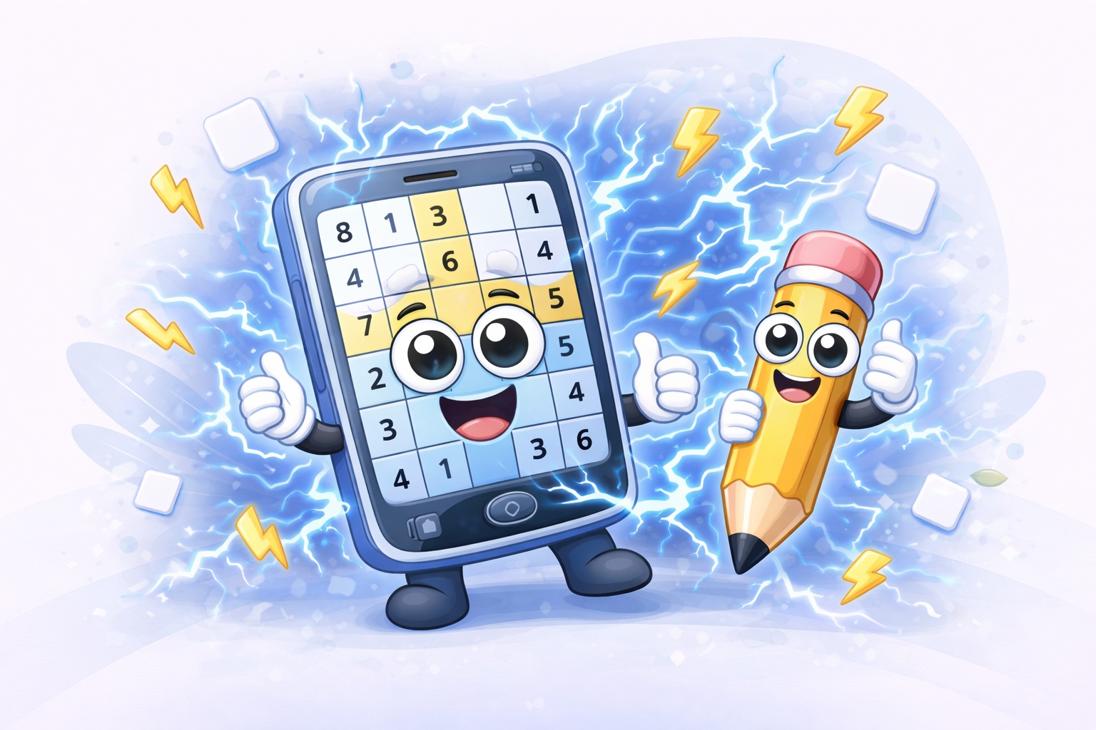 Electronic Sudoku — handheld devices, tablets and online puzzles