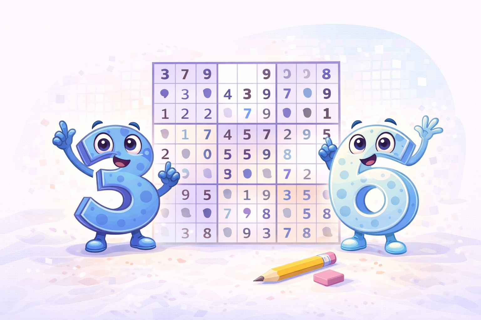 Odd-Even Sudoku grid with parity-shaded cells