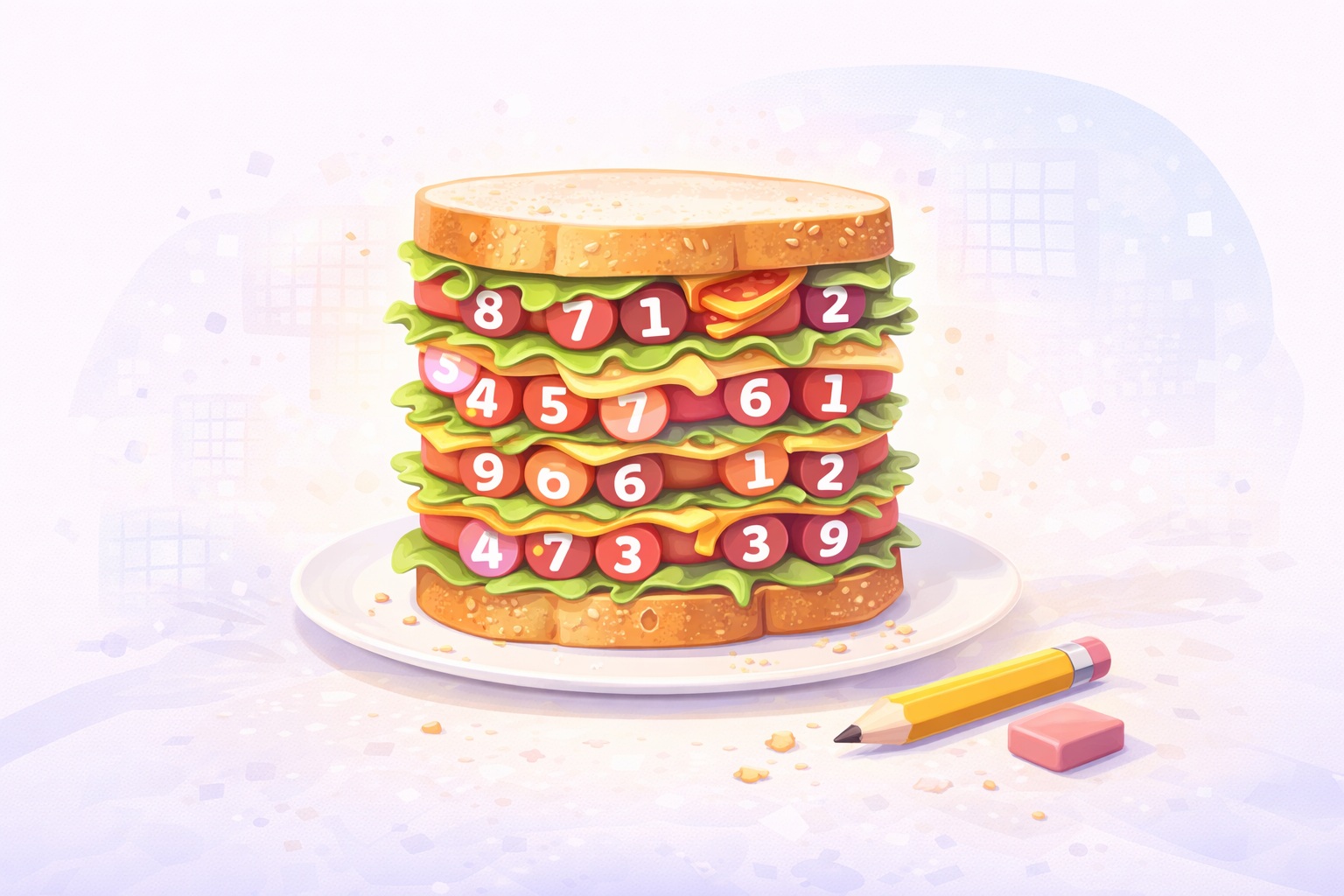 Sandwich Sudoku grid with sum clues outside the board