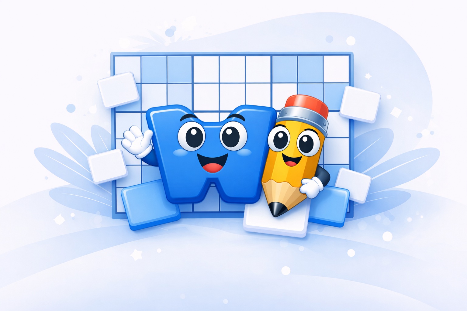 Wordoku grid with letters from a hidden word